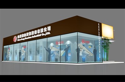 171平米展臺設(shè)計制作：二面開口/現(xiàn)代/木質(zhì)結(jié)構(gòu)/咖啡色，為服裝展展商而作（免費使用）