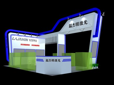 54平米展臺(tái)設(shè)計(jì)制作：三面開口/現(xiàn)代/木質(zhì)結(jié)構(gòu)/白色，為汽配展展商而作（免費(fèi)使用）