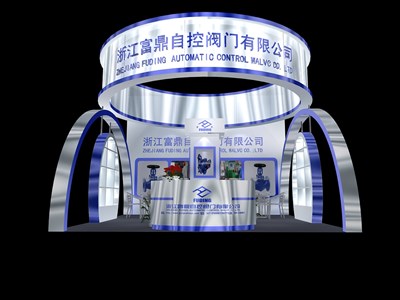 36平米展臺(tái)設(shè)計(jì)制作：三面開(kāi)口/現(xiàn)代/木質(zhì)結(jié)構(gòu)/白色，為機(jī)械展展商而作（免費(fèi)使用）