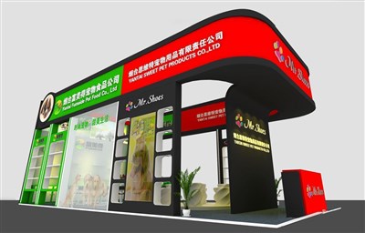 72平米展臺(tái)設(shè)計(jì)制作：三面開口/現(xiàn)代/木質(zhì)結(jié)構(gòu)/彩色，為綜合展展商而作（免費(fèi)使用）