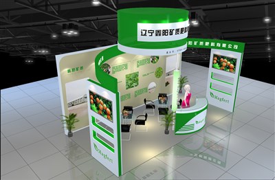 18平米展臺(tái)設(shè)計(jì)制作：三面開口/現(xiàn)代/木質(zhì)結(jié)構(gòu)/白色，為綜合展展商而作（免費(fèi)使用）