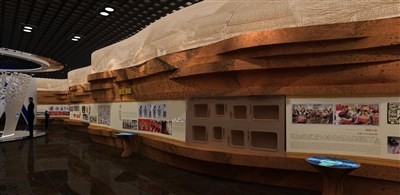 220平米展廳設(shè)計(jì)制作：前衛(wèi)/白色，產(chǎn)品類展廳-互動(dòng)電子科技展廳（免費(fèi)使用）