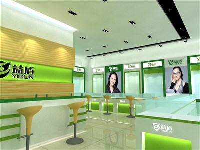 94平米展廳設(shè)計(jì)制作：前衛(wèi)/綠色，產(chǎn)品類展廳-北京迅易時(shí)代展廳（免費(fèi)使用）
