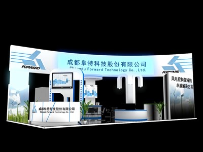 72平米展臺設計制作：四面開口/現(xiàn)代/型材結(jié)構(gòu)/白色，為電子展展商而作（免費使用）