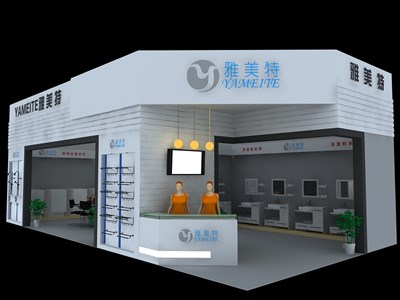 72平米展臺(tái)設(shè)計(jì)制作：二面開口/現(xiàn)代/木質(zhì)結(jié)構(gòu)/白色，為建材展展商而作（免費(fèi)使用）