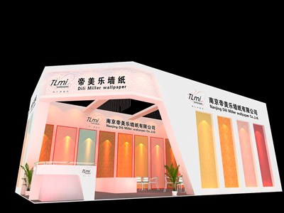 66平米展臺設(shè)計制作：二面開口/現(xiàn)代/木質(zhì)結(jié)構(gòu)/白色，為建材展展商而作（免費使用）